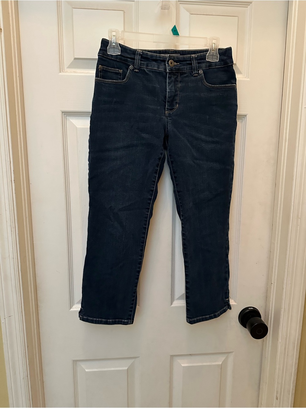 Women's Dark Blue Straight Jeans